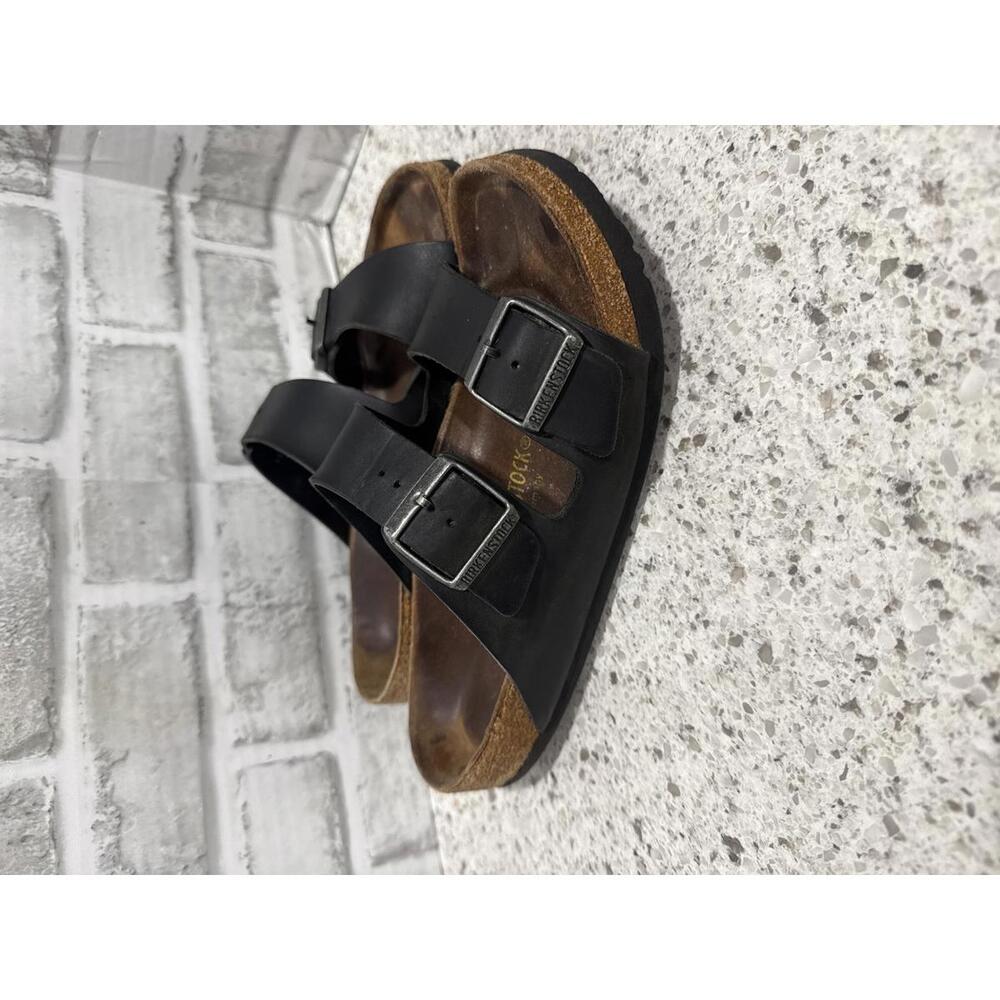 Birkenstock Black Arizona Leather Sandals